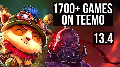 Teemo Vs Sion Top 4 6m Mastery 1700 Games 8 1 3 Rank 8 Teemo