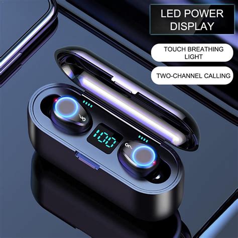 BT 5.0 Earphone Wireless Earphones 8D Stereo Sport Headphones Mini ...