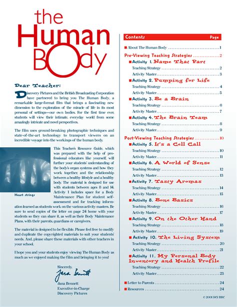 Human Body Study Guide Answer Key 6
