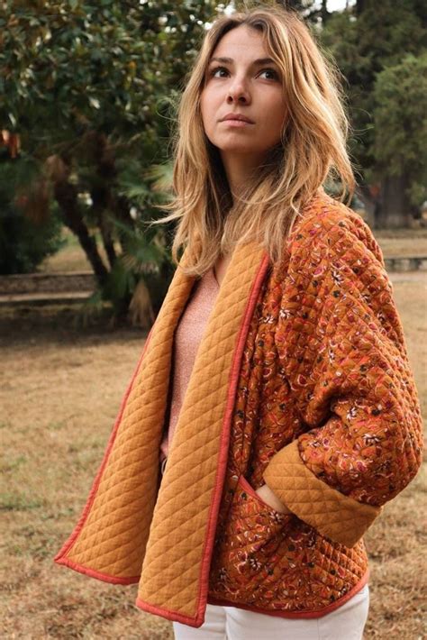 Veste matelassée KIMONO réversible Etsy France