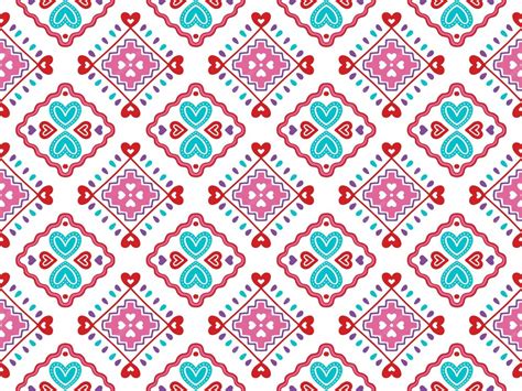 premium vector ethnic abstract background cute valentines day love