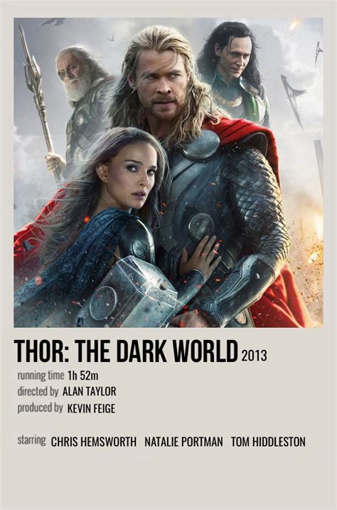 Thor The Dark World Movie Poster