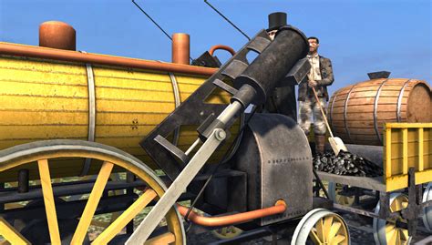 Stephenson’s Rocket 1829 3d Scene Mozaik Digital Education And Learning