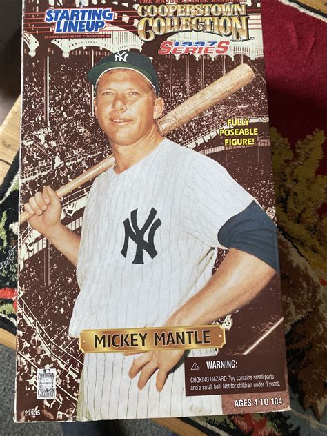 MICKEY MANTLE STARTING LINE UP FULLY POSEABLE FIGURE COOPERSTOWN