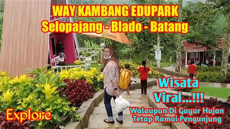 WAY KAMBANG EDUPARK Wisata Viral Desa Selopajang Kec Blado Kab