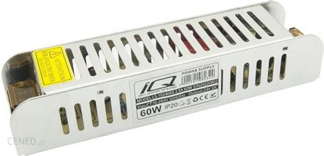 Iqepe Zasilacz Montażowy 24V Dc 60W 2 5A Led Slim Taśm Ls1024060