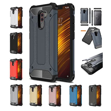 Pocophone F Case For Xiaomi Poco F Shockproof Armor Silicon Case For