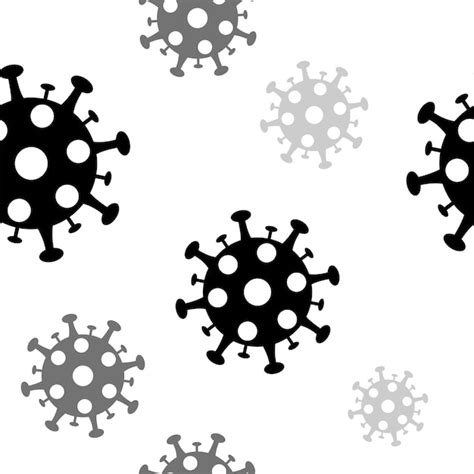 Premium Vector | Webvector seamless background with viruses