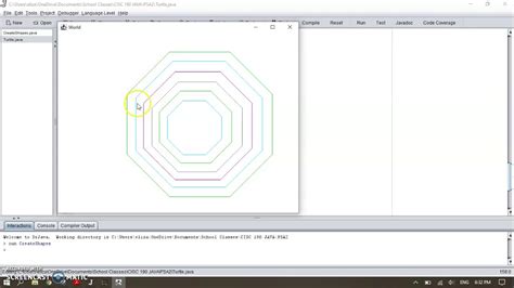 Creating Shapes In Java Youtube