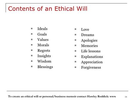 Ethical Wills Enrich Estate Plans