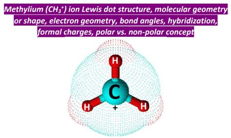 CH3+ lewis structure, molecular geometry, bond angle, hybridization