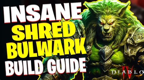 New Overpowered Shred Bulwark Druid Build Easy T100 Clears Best