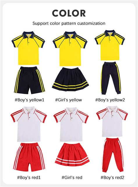 Oem Wholesale Primary School Uniform Custom Designs Kids Boys Girls ...