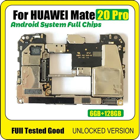 Original For HUAWEI Mate 20 Pro Motherboard 128GB 100 Unlocked Logic