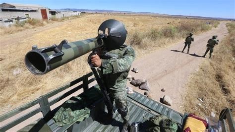 Estos Son Los Poderosos Lanzacohetes Con Los Que El Ejército Mexicano Combate Al Narco Juárez Hoy