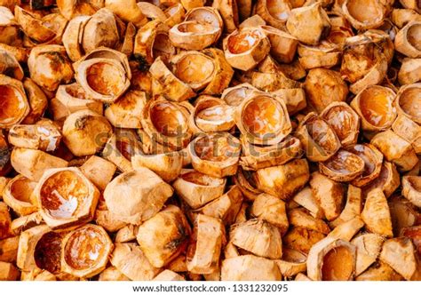 Coconut Shell After Removed White Coconut Stock Photo 1331232095