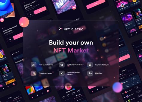 Nft Distro Nft Market Ui Design Kit Figma