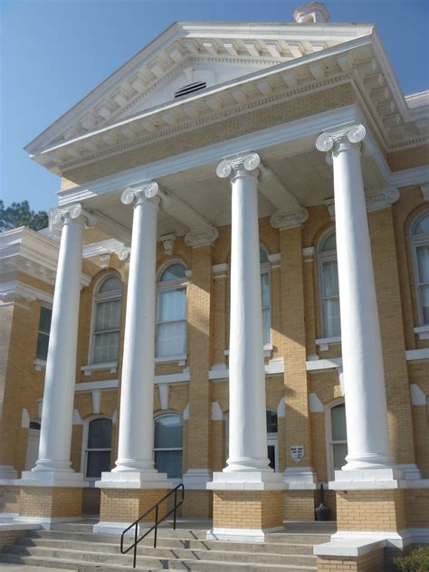 Columns Duplin County Courthouse Kenansville Nc Steve Rusty Rust