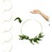 Sntieecr Pack Inch Cm Large Metal Floral Hoop Wreath Macrame