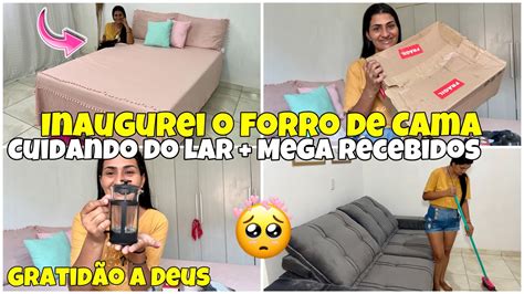 Cuidando Do Lar Inaugurei O Jogo De Cama Novo Olha S O Que Recebi