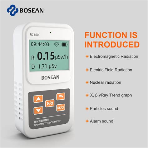 Jual Preorder Bosean Nuclear Radiation Detector Geiger Counter X Ray Beta Gamma Detector