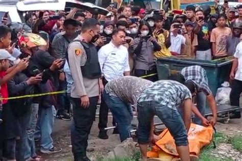 Foto Pelaku Pembunuhan Petugas Kebersihan Palembang Ditangkap