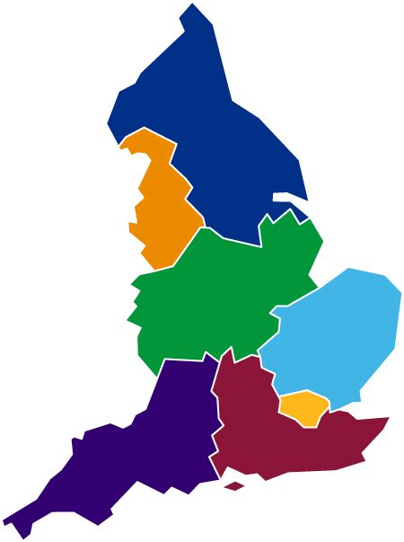 England Area Map My Planned Care Nhs