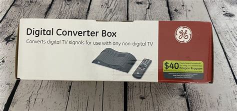 Ge Smart Digital Converter Box Dtv With Remote Ebay