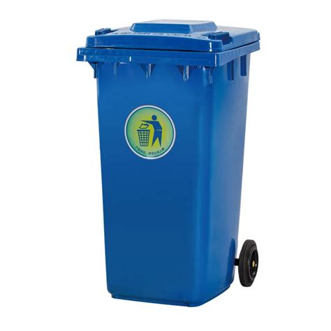 Wheeled Industrial Outdoor 120L Garbage Bin Container Plastic Waste Bin