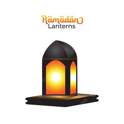 Ramadan Kareem Lantern Vector Art Png Single Gold Ramadan Lanterns