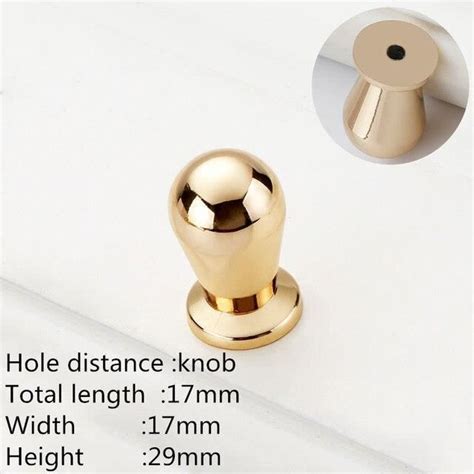 Bouton De Meuble Gold Knob Poign Es De Meuble En Alliage De Zinc En