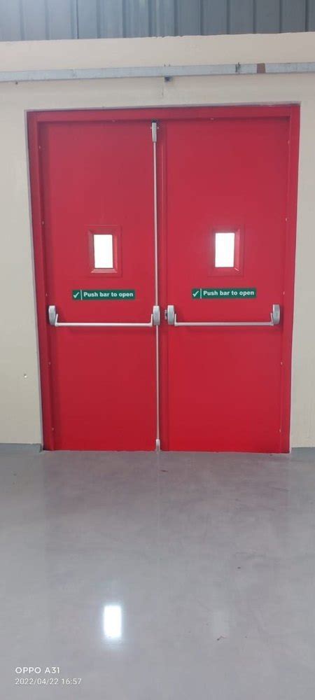 Steel Fire Rated Double Door Powder Coated At Rs 45000 Piece In