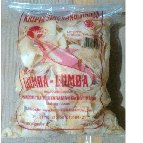 Jual KRIPIK SINGKONG LUMBA LUMBA 500 Gr KERIPIK SINGKONG CAP LUMBA