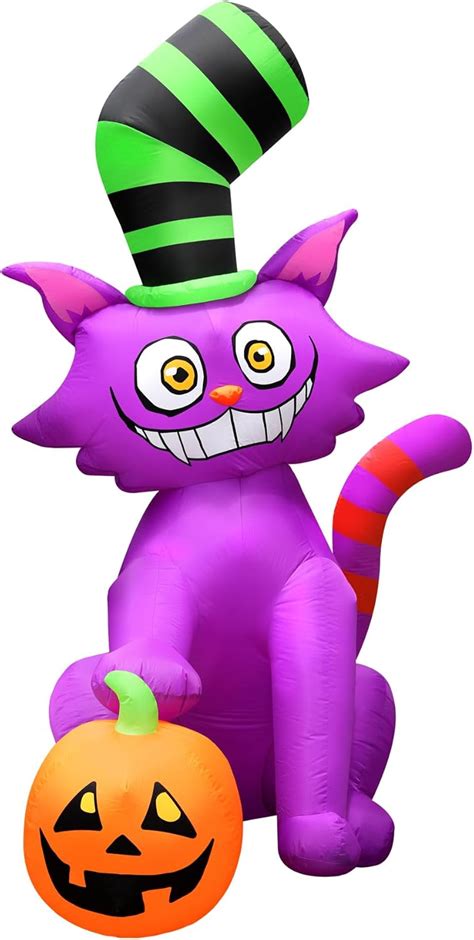 Amazon Holidayana Halloween Inflatables Large Ft Top Hat Cat