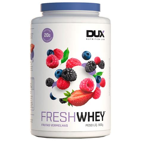 Fresh Whey Protein Frutas Vermelhas W G Dux Nutrition Lan Amento