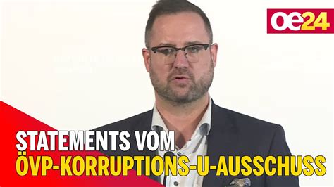 Statements vom ÖVP Korruptions U Ausschuss YouTube