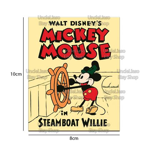 Mickey Mouse In Steamboat Willie Poster, Walt Disney Minnie Movie Poster | 48% OFF Today Sale ...