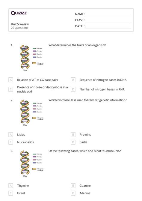 50 Genetic Mutation Worksheets On Quizizz Free And Printable