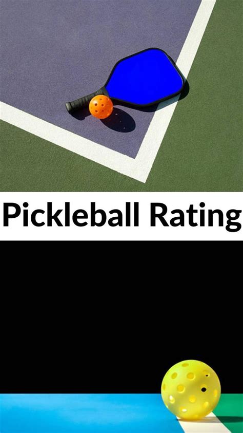 Pickleball Ratings Pickleball Rating Chart Pickleball Skill Level