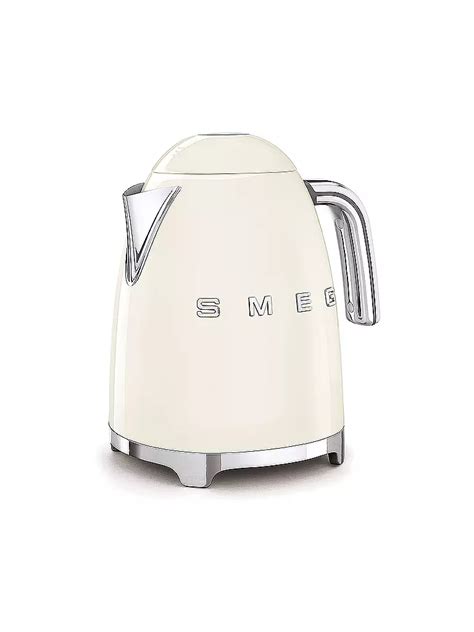 Smeg Wasserkocher S Retro Style L Creme Klf Creu Creme