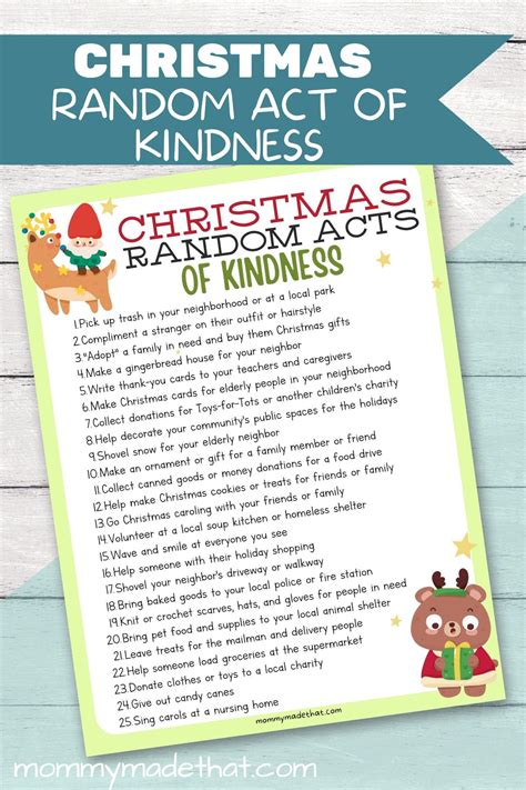 26 Random Acts Of Kindness Cards