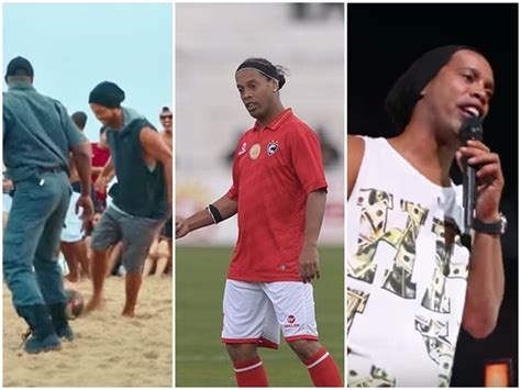 ‘aposentado Ronaldinho Gaúcho Curte A Vida Entre Peladas Polêmicas E