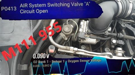 Mercedes W203 Secondary Air Injection System Diagnosis P0410 P0413