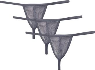 AIEOE Men G String Low Waist Thongs Underwear Sexy Soft String Bikini