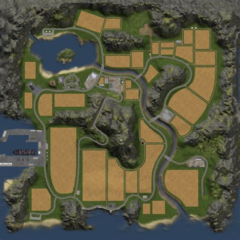 FS2011 Leere Map MULTI FRUIT 4 fache Größe Big Map v 1 Maps Mod für