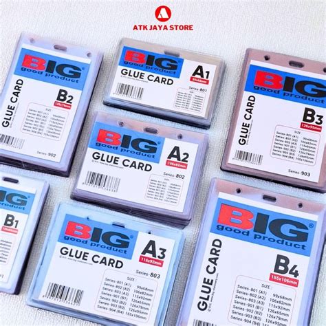 Jual Id Card Mika B B B B A A A Name Tag Glue Card Card