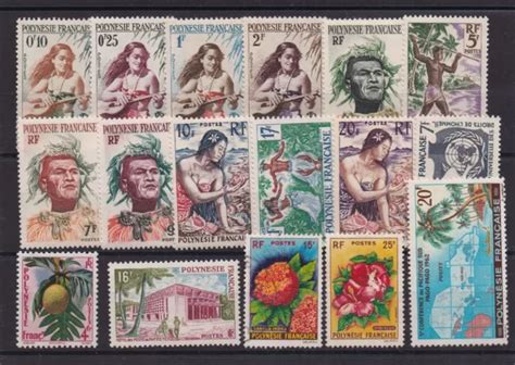 Polynesie Serie Complete De Timbres Neuf O N Cote