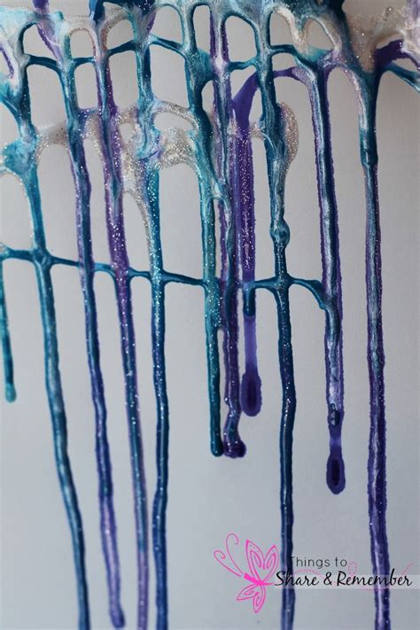 Icicle Drip Art Painting