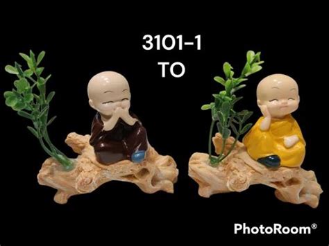 Resin Monk Set Buddha Set Car At Rs In Mumbai Id