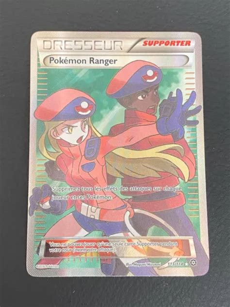 Carte Pokemon Fr Xy Offensive Vapeur Pokemon Ranger Full Art